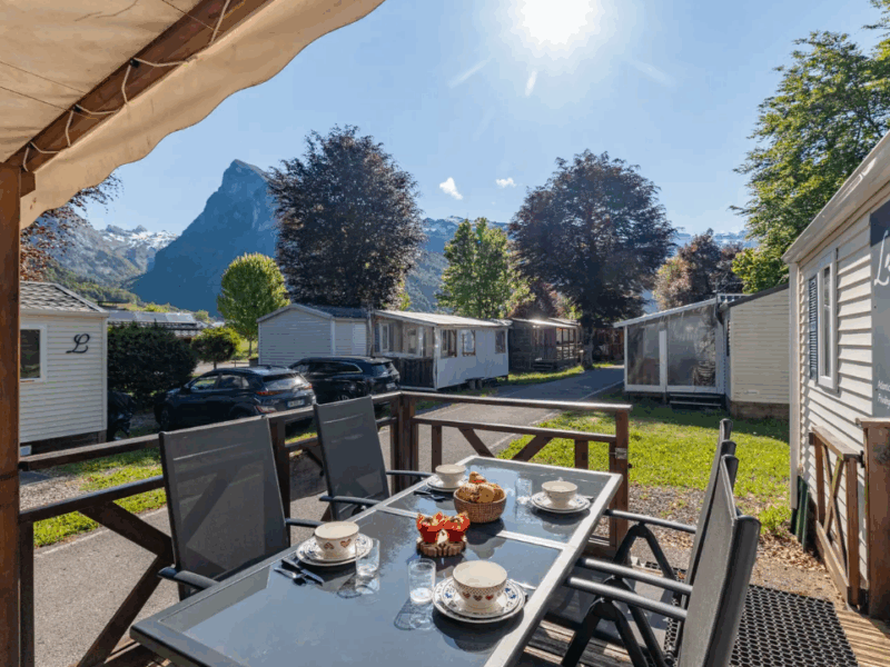 Mobil-home 5 pers - camping Samoëns